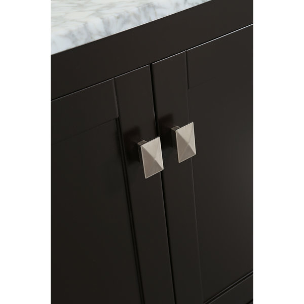 Brayden Studio® Zeringue 84'' Double Bathroom Vanity with Marble Vanity